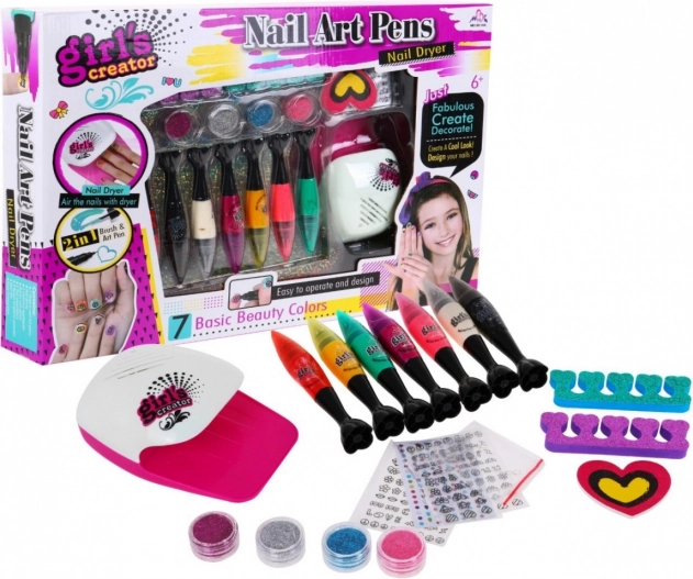 Leuke nageldecoratieset voor kinderen 6+