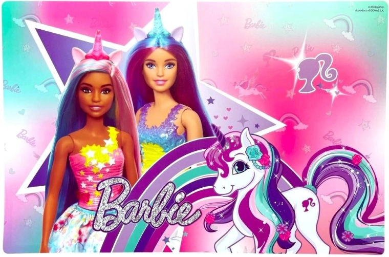 Bureau-onderlegger Barbie Unicorn