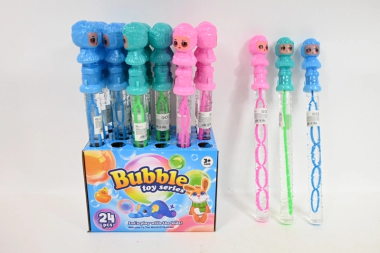 Bellenblaas met poppenmotief 36 cm (display 24 stuks)