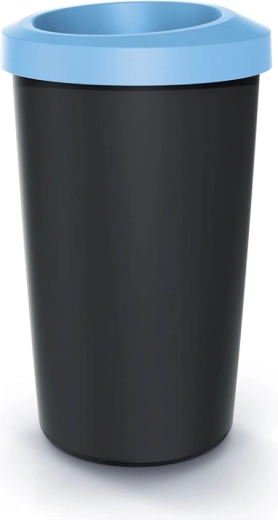Prullenbak Compacta R Drop 45 l zonder deksel, lichtblauw