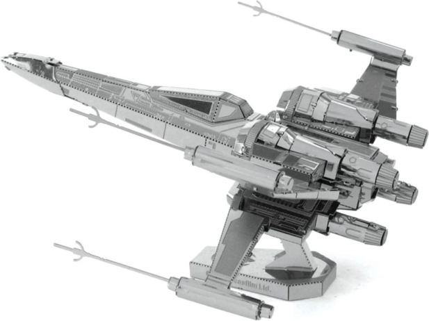 Metalen 3D-model STAR WARS: Poe Damerons X‑Wing Fighter