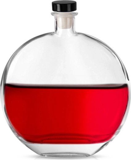 Glazen fles met kurk 520 ml