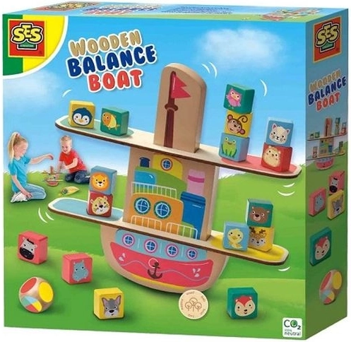 SES houten balansboot