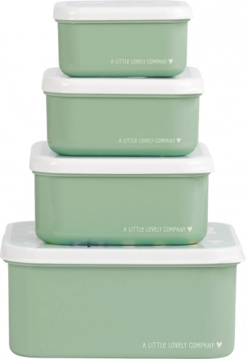 Set van vier snackdoosjes A Little Lovely Company – Vreugde