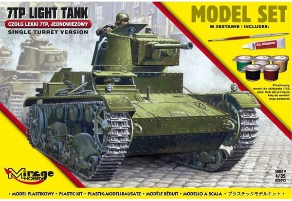 7TP enkeltorige – plastic modelbouwkit