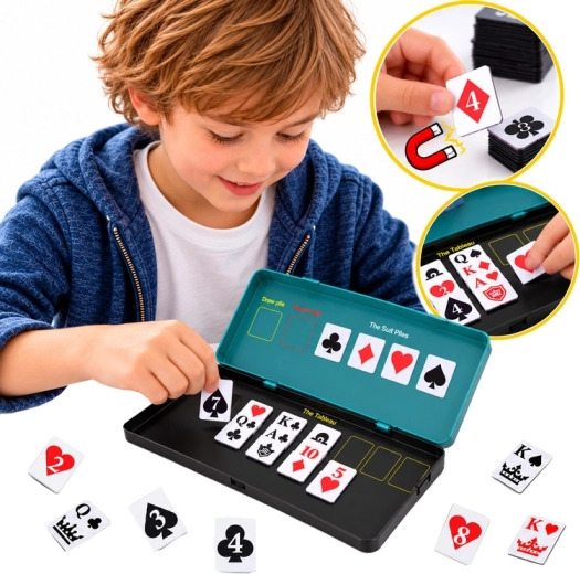 Magnetische patience voor één speler