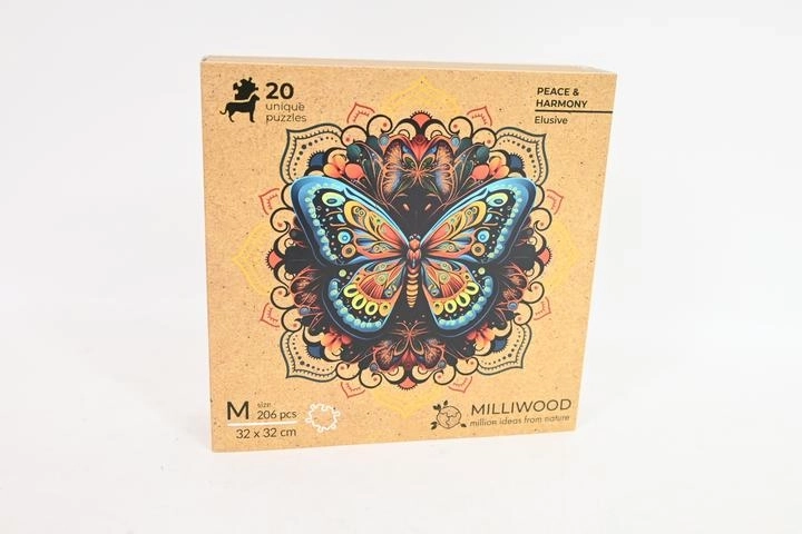 Milliwood Peace and Harmony – houten puzzel vlinder