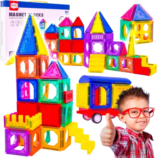 Magnetische 3D bouwset – 110 stukken