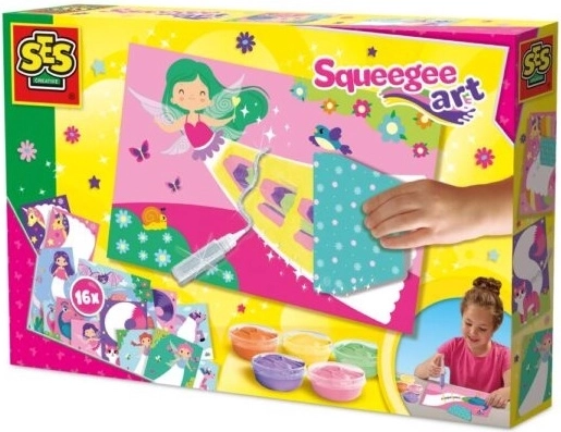 SES Creative Squeegee Art creatieve set