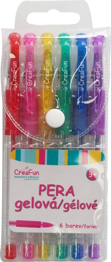 CreaFun gelpennen – set van 6 kleuren