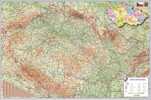 Tafelbeschermmat met Tsjechië-motief OXYBAG