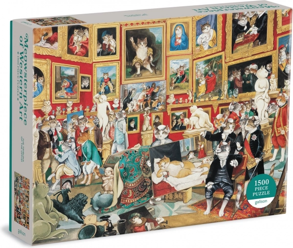 Puzzel 1500 stukjes – Tribuna Uffizi met katten van GALISON
