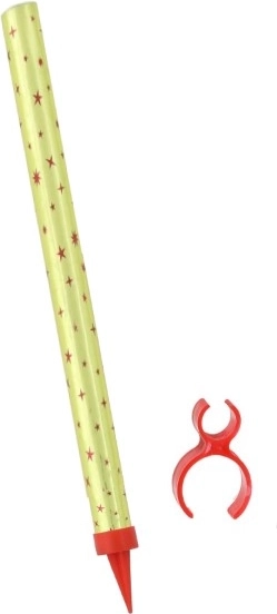 Gouden partyfontein met fleshouder 70 seconden 25 cm