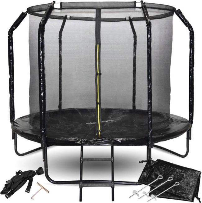 Tuintrampoline SKYFLYER 244 cm met veiligheidsnet en ladder