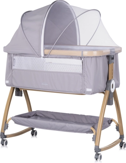 Chipolino Charisma premium aanschuifwieg 2-in-1 platinum wood