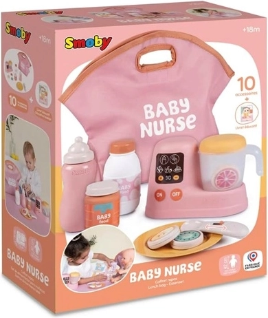Smoby Baby Nurse set met flessenwarmer