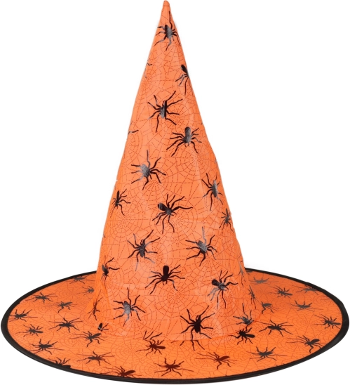 Oranje heksenhoed voor volwassenen