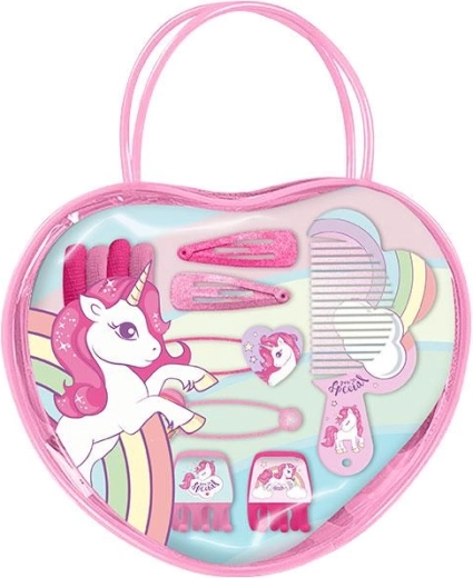 Tasje met haaraccessoires Unicorn