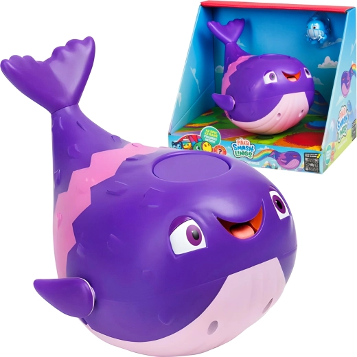 Piñata Smashlings-set met regenboogwalvis en 4 figuren