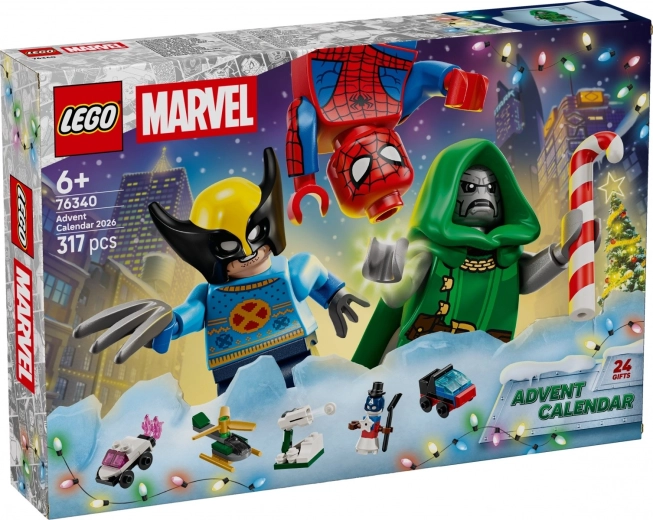 Lego Marvel adventskalender 2026
