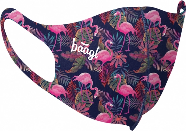 Antibacterieel masker voor kinderen met flamingo patroon