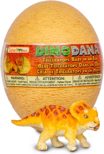 Safari Ltd. figuur triceratopsjong met ei met augmented reality