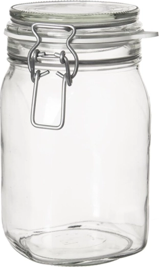 Glazen voorraadpot met klemdeksel Gothika 1,05 l