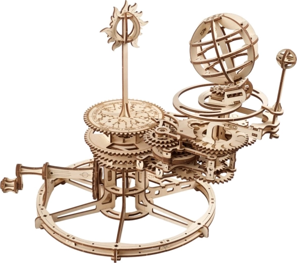Houten mechanische puzzel tellurium UGEARS