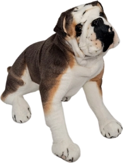 Pluchen hond bulldog - 1 stuk