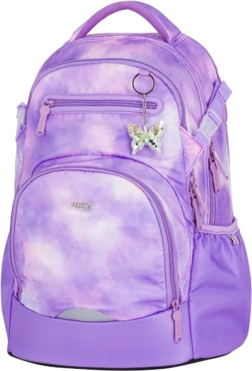 Schoolrugzak OXY Ombre Butterfly paars tie-dye