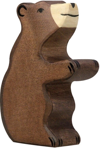 Holztiger kleine zittende bruine beer - 1 stuk