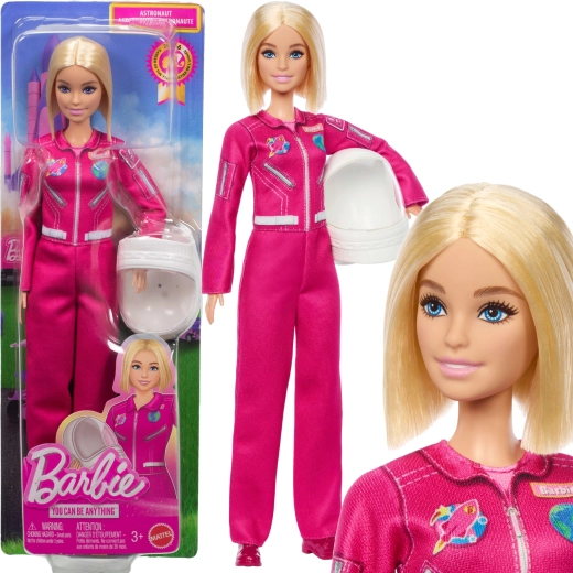 Barbie carrière astronaut met helm
