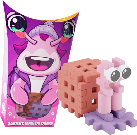 Bouwset MINI WAFFLE Pocket Pets – slak