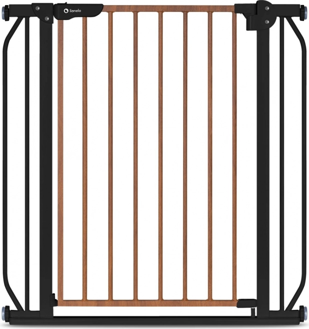 Kinderveiligheidshek LIONELO Truus Slim Black Carbon Natural