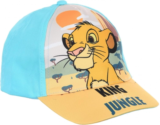 Turquoise jongenspet voor kinderen De Leeuwenkoning