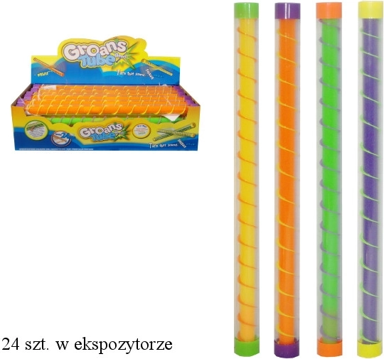 Geluidstube met zuiger en kogelbaan - 1 stuk