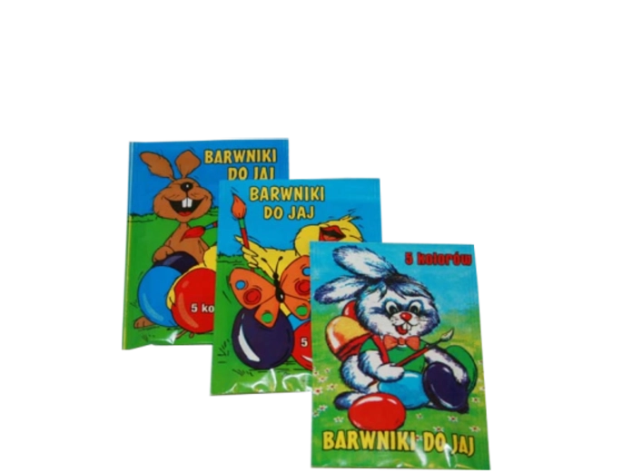 Kleurstoffen voor paaseieren Chemikol – set van 5 levensmiddelenkleuren