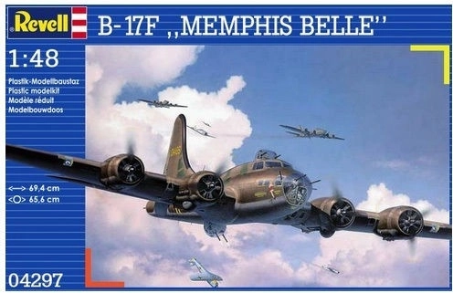 Kunststof modelvliegtuig B-17F Memphis Belle