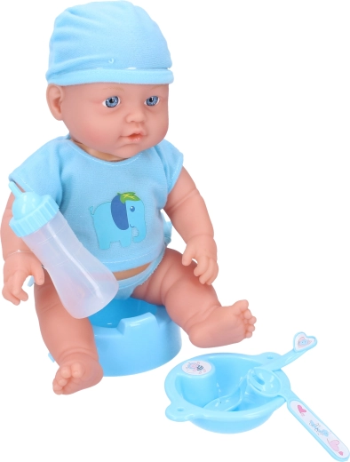 Babypop 31 cm met drink- en plasfunctie