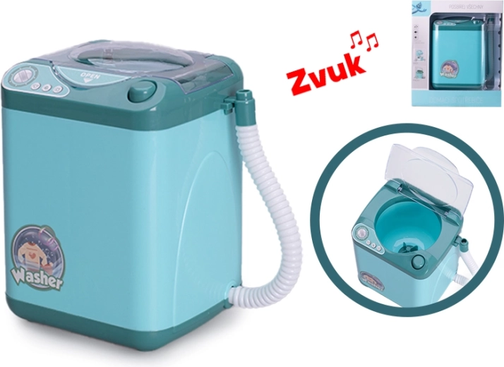 Kinderwasmachine met geluiden en licht, 14 × 10,5 cm
