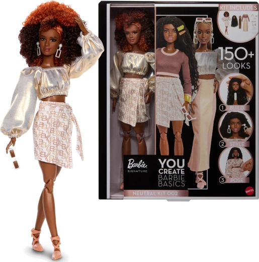 Barbie Signature You Create – premium personaliseerbare pop met accessoires, neutrale set