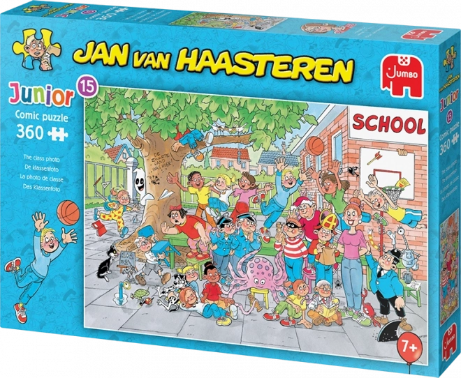 Jumbo puzzel Jan van Haasteren Junior: Klasfoto 360 stukjes
