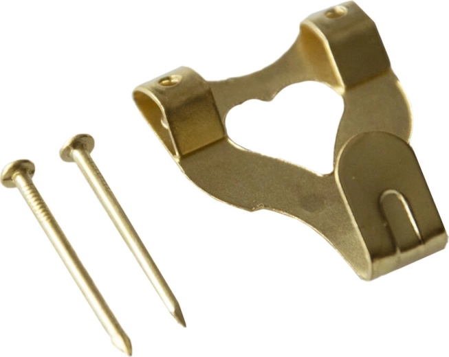 Metalen, licht ver messingd muushaak IXA, maat 3, 250 stuks