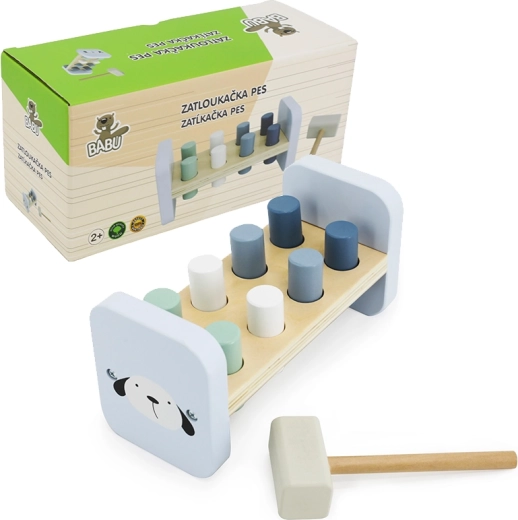 Babu houten hamerspel hond