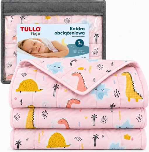 Tullo sensorische verzwaringsdeken voor kinderen 3 kg roze