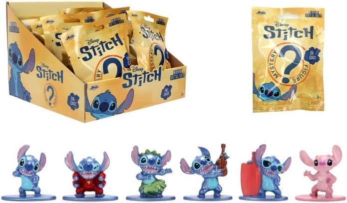 Stitch nano-figuur in zakje – verzamelbare miniatuur (6 soorten)