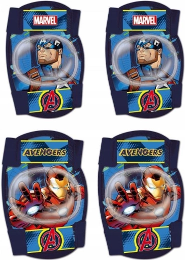 Set knie- en elleboogbeschermers Avengers (4 stuks)