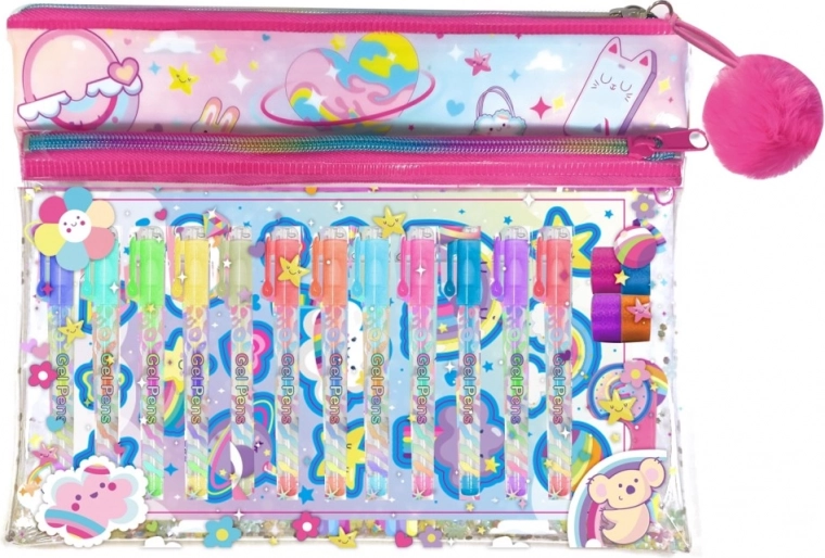 Kleurenset met notitieblok en pennen