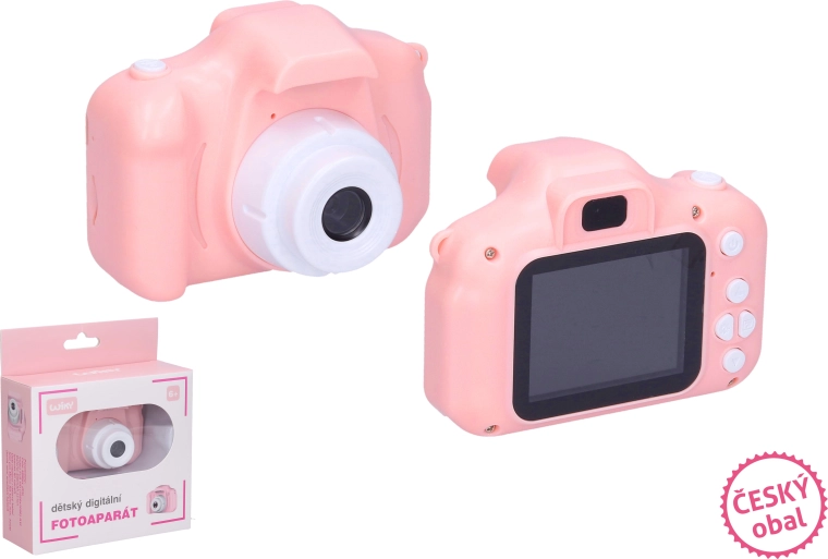 Roze digitale kindercamera