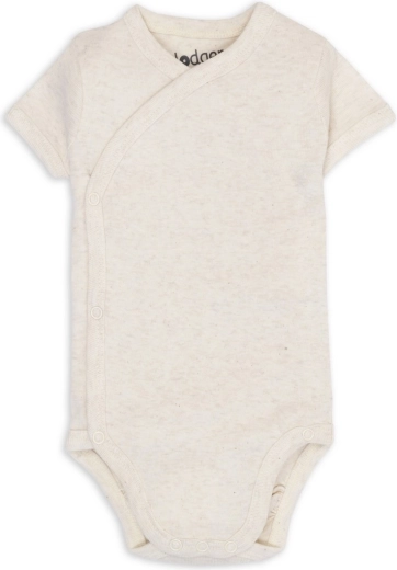 Lodger overslagromper met korte mouw melange birch, maat 56
